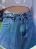 浪莎高腰阔腿裤春装牛仔裤女夏季薄款显瘦宽松垂感拖地直筒裤子 实拍图