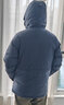 君羽反季羽绒服男中长款800高蓬松度白鹅绒连帽加厚防水鹅绒服 深蓝色 L （推荐141-155斤） 实拍图