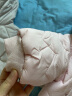 童泰秋冬季加厚婴儿衣服3月-2岁宝宝夹棉对开拉链连帽外出连体哈衣 粉色 73cm 实拍图