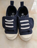 M1&M2童鞋女童帆布鞋男童室内鞋幼儿园室外小白鞋儿童鞋子女学步鞋398 深蓝 25 适合脚长15cm 实拍图