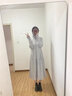 翊尚美防晒衣长款女冰丝防紫外线全身防晒服大帽檐夏季户外骑行网眼透气 【升级大帽檐可拆护镜款】气质灰 均码 【80-140斤全长150CM左右】 实拍图