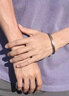 蔓笙莫比乌斯环手镯男潮流韩版嘻哈开口镀钛钢学生手环霸气手饰品送男 实拍图