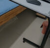 全品屋可移动电脑桌台式升降床上电脑桌床边懒人办公学习写字小桌子书桌 经典款 胡桃色长60*宽40 升级加厚 实拍图