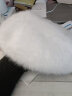 贝雷帽子兔毛纯色蓓蕾帽白色画家帽 白色 54-58cm 晒单实拍图