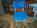 晶熠儿童学习桌椅套装写字桌中小学生书桌子作业课桌椅学校家用可升降 【智学款】双柱课桌+椅 天空蓝 实拍图