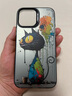 热火 适用苹果13promax手机壳 iPhone 13 Pro Max保护套全包防摔硬壳极光炫彩镭射简约潮流涂鸦-大眼猫 实拍图