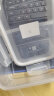 龙士达饭盒微波炉保鲜盒 密封便当盒上班族带饭套装 1.1Lx2 单位：套 实拍图