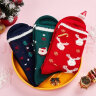 芬腾可安袜子女3双装精梳棉圣诞节礼物中筒地板袜保暖少女袜Q9333761880 实拍图