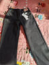 衣品天成2025秋季女士垂感拖地阔腿裤简约宽松高腰牛仔裤显瘦百搭裤子女 实拍图