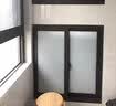 希偌磨砂玻璃贴纸防走光透光不透明免胶静电贴卫生间阳台窗户贴纸希偌 加厚全磨砂【静电/半透】 40x100cm 实拍图