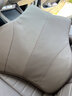 拓比应汽车头枕真皮头枕护颈枕车用头枕腰靠套装记忆棉腰枕车内装饰用品 腰靠（靠垫）【摩卡棕】1个 实拍图