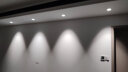 雷士（NVC） LED射灯嵌入式天花灯走廊过道筒灯防眩小山丘洗墙射灯窄边无主灯 风华-7W暖白-36°光束角开孔75MM（调角款) 晒单实拍图