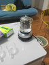 禾艾苏（heisou） 高硼硅耐热玻璃茶壶功夫茶具智能恒温热水壶煮茶炉家用泡茶器 直身壶650ml+4个杯子+电热炉 实拍图