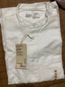 无印良品 MUJI 男式 棉水洗牛津 立领衬衫 纯棉全棉 ACA40C2S 白色 M 170/92A 实拍图