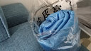 富羽莱 冰绸珠光绸布窗帘冰丝弹力布料面料批发红布幔婚庆背景装饰布 12#湖蓝(1米价) 实拍图