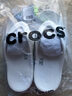 卡骆驰（crocs）人字拖男鞋女鞋25夏季新款贝雅卡骆班户外沙滩涉水鞋耐磨防滑拖鞋 白色-可涉水人字拖-晒图返5 41-42 (260mm) /M8W10 实拍图