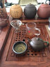 尊壶 茶叶罐大号紫砂茶罐散装普洱罐茶具套装龙旦圆形茶缸茶仓礼盒装 梅兰竹菊 大号套装 1000ml 实拍图