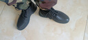 七匹狼休闲鞋男真皮马丁靴男夏季加绒工装靴男士休闲皮鞋英伦高帮靴子男 黑色（加绒） 40 实拍图