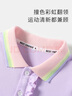 Classic Teddy精典泰迪童装女童短袖连衣裙儿童polo裙宝宝时尚公主裙 紫色  100 实拍图