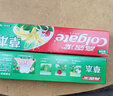 高露洁（Colgate）高钙牙膏套装固齿清新去牙渍家用款家庭装去口气防蛀护龈冰爽薄荷 140g草本*2支 实拍图