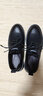 GENAI商务休闲皮鞋男士真皮低帮工装鞋马丁鞋防滑青年西装潮流男鞋子男 黑色 真牛皮 系带 百搭 四季款 40码 (250MM) 实拍图