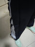 NASA BASE休闲裤男春秋夏季新款青少年潮流运动束脚九分裤宽松直筒阔腿裤子 3072黑色  M （建议80-105斤） 实拍图