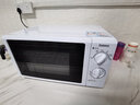 格兰仕（Galanz）微波炉 平板加热 旋钮操作 家用23升大容量 700瓦节能速热 六档火力调节 控温精准G5(S0) 白色 实拍图