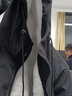 啄木鸟夹克男外套中长款韩版潮流中青年男士春秋季休闲连帽男装 黑色加绒 L 实拍图
