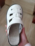 AIZUNSHI包头凉鞋女洞洞鞋2024新款春夏季两穿包头半拖鞋外穿孕妇森系单鞋 208米白色 39 (245mm) 实拍图