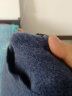 袋鼠 纯色羊绒衫男加厚纯色宽松针织衫冬季商务休闲半高领多色毛衣男 夹花蓝 175/XL/115（建议135-155斤） 实拍图
