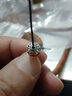 佳人饰界S925银diy泰银花托配件花托隔片水晶手工珠子串珠配饰手串链垫片 泰银花托A款8mm（单颗） 实拍图