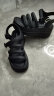达芙妮（DAPHNE）罗马凉鞋女2024夏季新款时尚外穿休闲松糕仙女风沙滩鞋子 黑色 跟高7.2cm 36 标准码 晒单实拍图