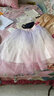 女童半身裙洋气儿童蓬蓬裙夏季女孩短裙大童春秋公主网纱裙子夏装 冰蓝粉 160 实拍图