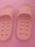 小白丫软底夏浴室拖鞋女按摩抗菌舒适防滑日式简约家居情侣洗澡凉拖鞋Y8 A7粉37-38适合36-37脚码 实拍图