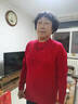 鎏英秋冬季妈妈纯色圆领宽松大码针织衫羊毛中老年女装本命年打底上衣 酒红 3XL 建议130-145斤 实拍图