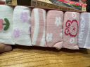 浪莎（LangSha）儿童袜子女童网眼棉袜春夏季女孩学生薄款中筒袜 小花熊儿（6双） 晒单实拍图