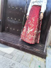 纤裳蝶马面裙女款爆款2025新款全套【凤鸣在竹】妆花汉服女新中式连衣裙 喜庆红马面裙+金红交领上衣 M建议（162-167cm） 晒单实拍图