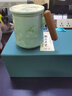 龙泉青瓷带盖过滤茶水分离办公马克杯茶杯陶瓷高档大容量喝水杯子礼盒装 一鹿相伴（带过滤内胆） 实拍图