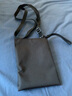 无印良品（MUJI）不易沾水迷你薄款小挎包单肩包斜挎包便携小包EAI02A0A 黑色 EAI02A1A 长18*宽13cm 实拍图