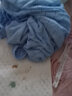 良良（liangliang）儿童夏凉被婴儿盖被宝宝毯子盖毯空调盖毯竹纺贴身冰丝毯 竹纤维针织盖毯（125*115cm）-大格-蓝色 实拍图
