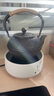 瓷牌茗茶具 铁壶铸铁泡茶壶家用烧水壶煮茶单壶仿日式手工生铁老铁壶 牡丹铁壶 1.2L 实拍图