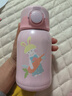 富光 儿童保温杯子316不锈钢水杯男女小学生幼儿园大容量吸管杯包包杯 娃娃狐-316亮面内胆+3D图案500ml 实拍图