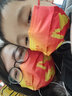 莱维森我爱你中国旗口罩三层防护无纺布含熔喷布中国风国庆节红色福字印花成人儿童口罩彩色潮款 我爱你中国成人口罩【独立装50只】 实拍图