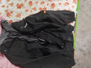 良茨胖子大码假两件休闲外套男士春秋宽松学生棉衣宽松工装冲锋夹克潮 JK302黑色（侧边口袋） 5XL 210-240斤宽松 实拍图