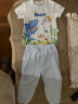 aqpa婴儿内衣套装夏季纯棉睡衣男女宝宝衣服薄款分体短袖 肯迪鲨宝 100cm 晒单实拍图