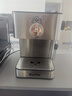 Derlla咖啡机家用意式半自动蒸汽打奶泡生日礼物 雅致银 实拍图