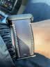 istrap适用苹果手表表带疯马牛皮Apple Watch Ultra4/3/2手表带S12/11/10/9/8/7/6/SE真皮表链iWatch男士 深棕色【黑色配件 44/45/46MM表盘【适用 实拍图
