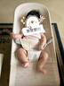 BabyBjorn瑞典原装进口平衡柔软透气网眼儿婴幼儿儿童宝宝哄睡安抚椅 珍珠粉 / 白色 网眼 实拍图