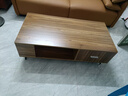 雅美乐茶几客厅现代简约 小户型家用双层带抽屉加厚实木芯茶几桌子 实拍图
