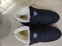 布瑞京冬季纯羊毛男棉鞋老北京布鞋东北保暖中老年爸爸鞋防滑软底棉鞋男 黑色男款 40 实拍图
